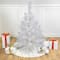 3ft. Pre-Lit White Alaskan Pine Artificial Christmas Tree, Warm White LED Lights